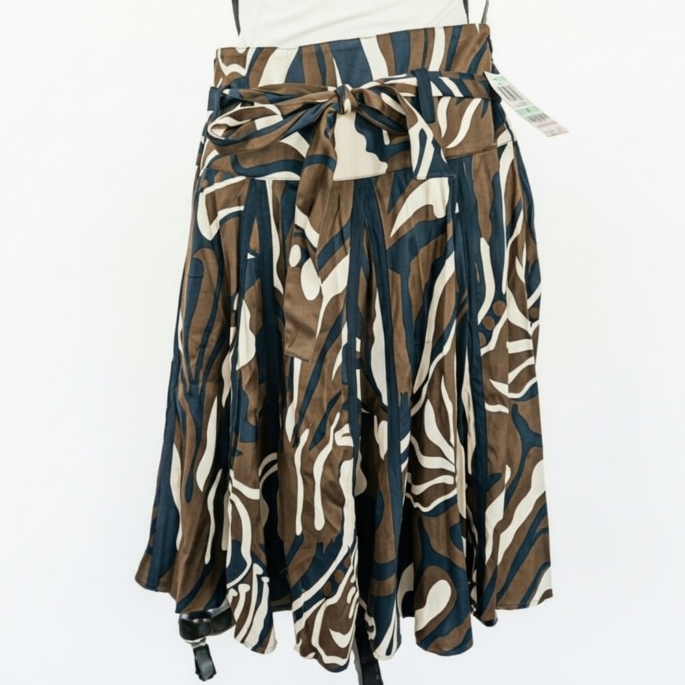 Inc International Concepts Pleated Flare Skirt Women's‎ Size 8 NWT
